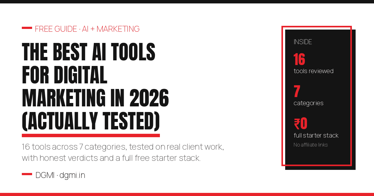 Best AI Tools for Digital Marketing in 2026