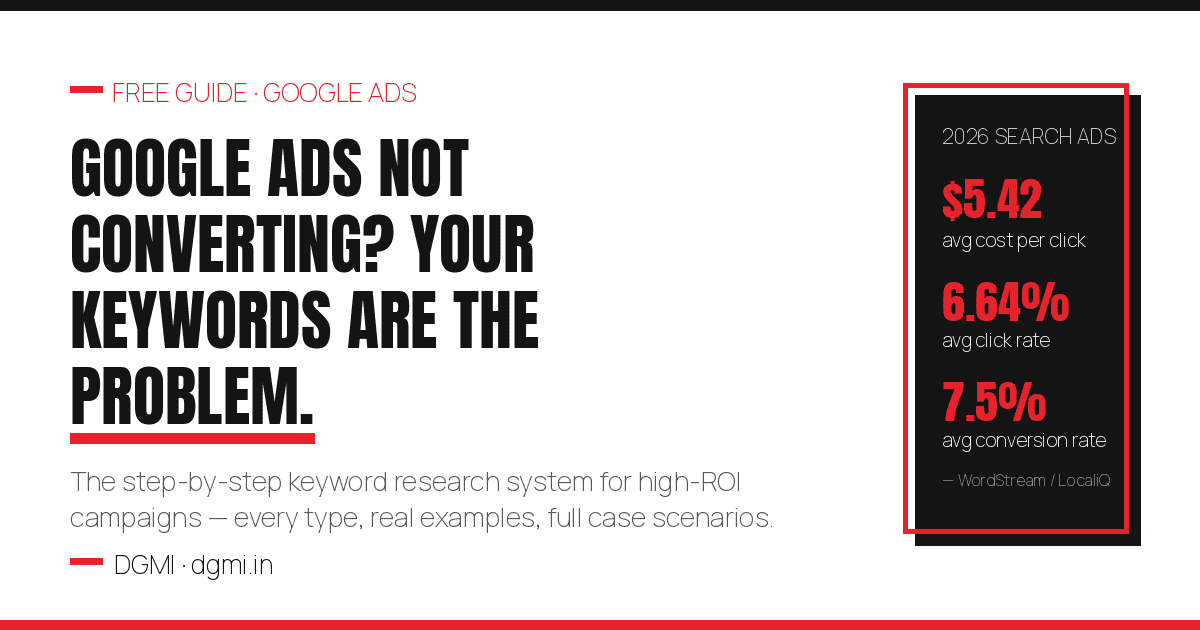 Google Ads Keywords Research Guide
