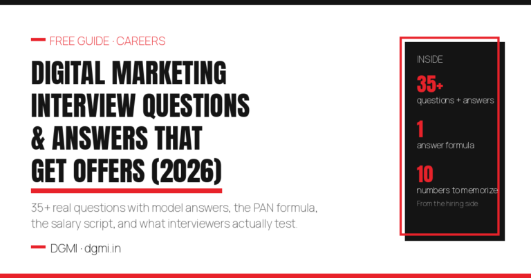 Digital Marketing Interview Questions & Answers for 2026