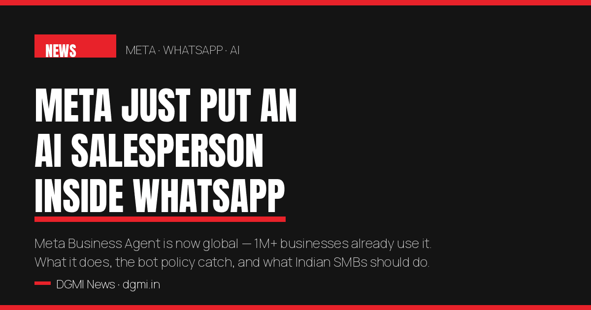 Meta Business Agent Goes Global