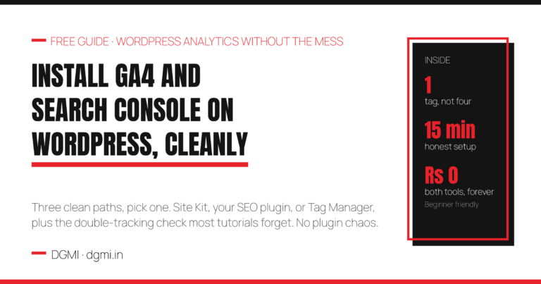 How to Install GA4 and Search Console on WordPress