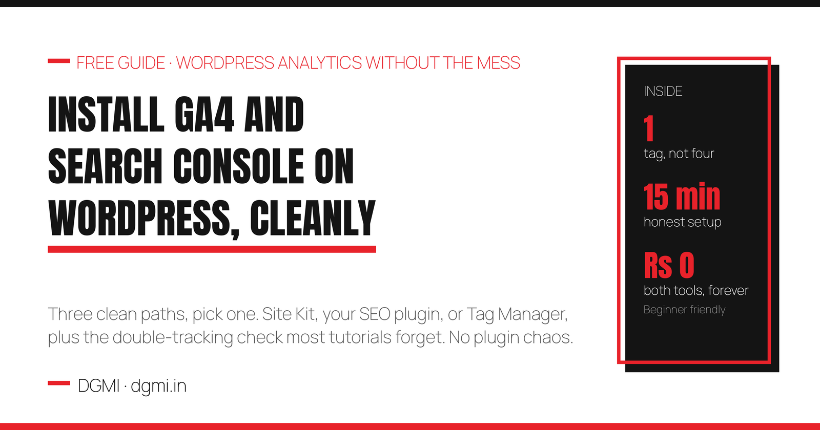 How to Install GA4 and Search Console on WordPress